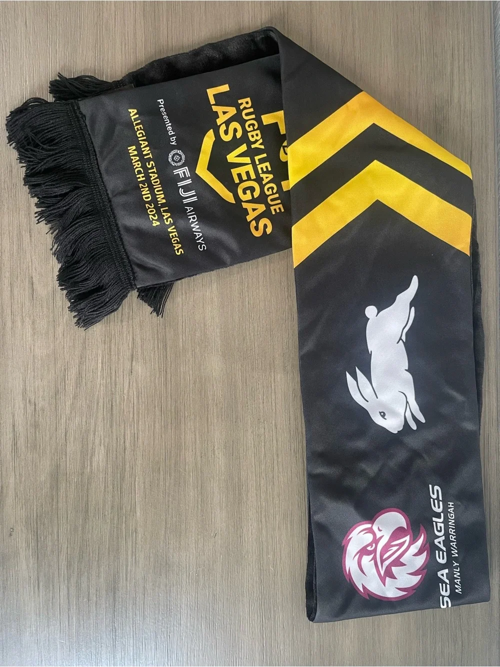 Rugby League Las Vegas Scarf with Sea Eagles Graphics